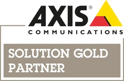 Axis Communications Solution Gold Partner badge